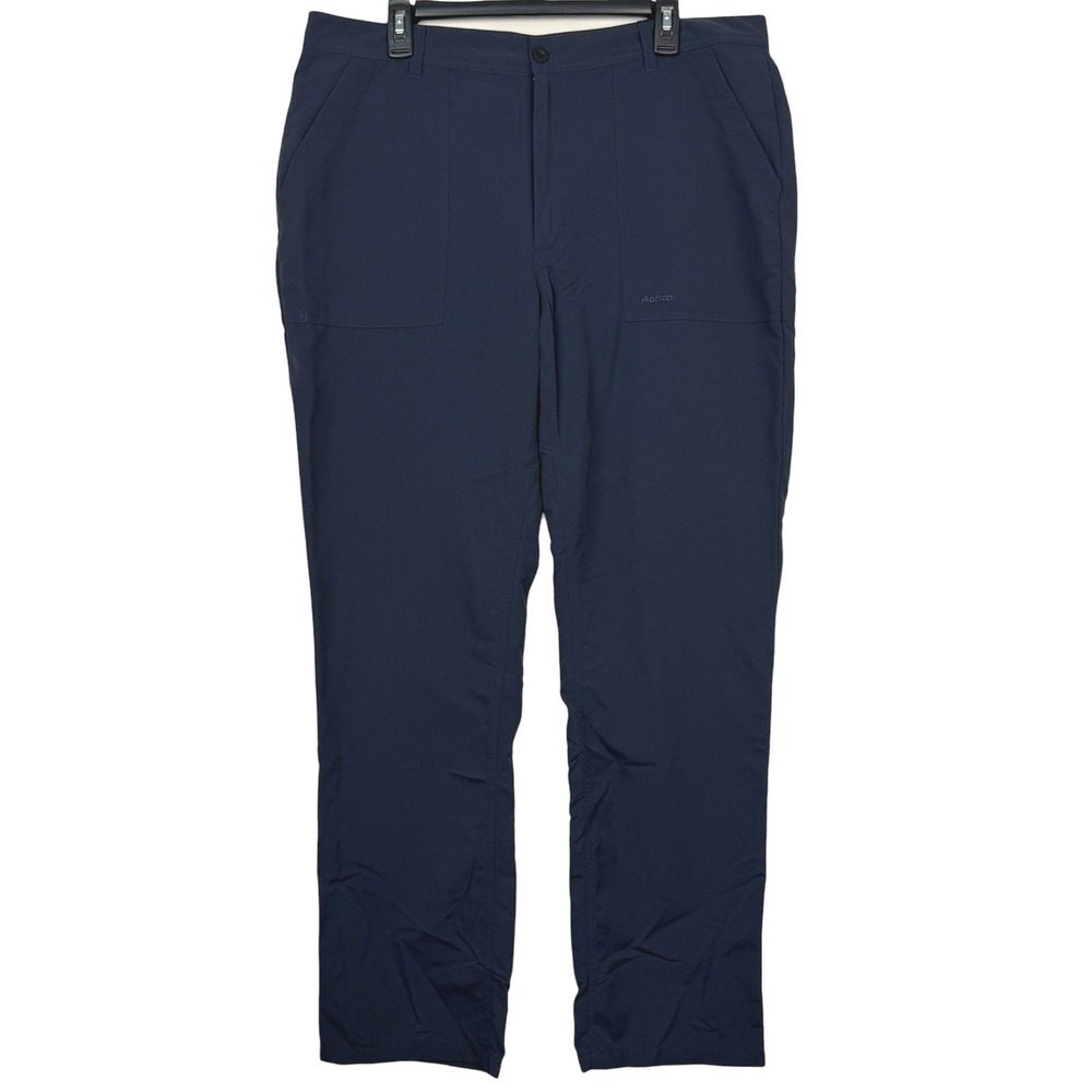 Rohan Homeland Trousers 38L Mens 38x32 UPF 40+ Travel Hiking Pants Navy Blue